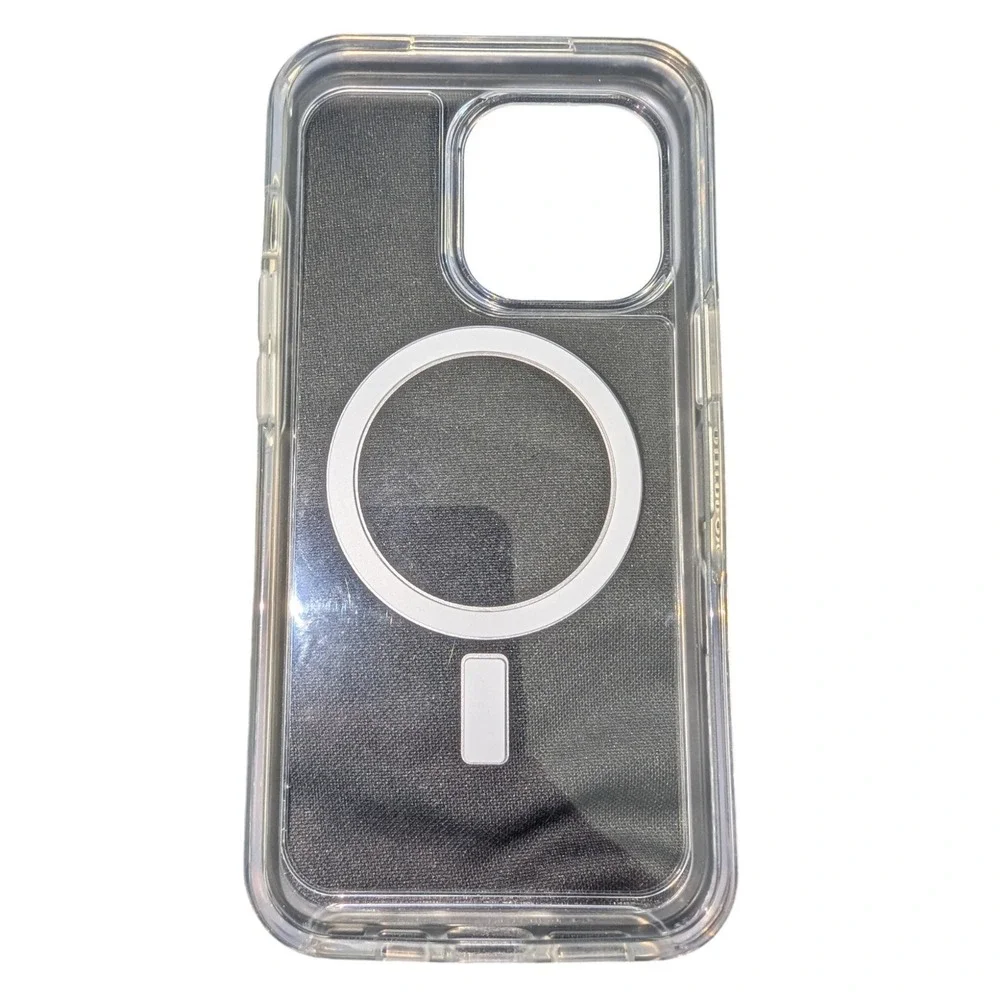 G1. OtterBox SYMMETRY‎ SERIES+ Case with MagSafe for iPhone 13 Pro - Clear Used